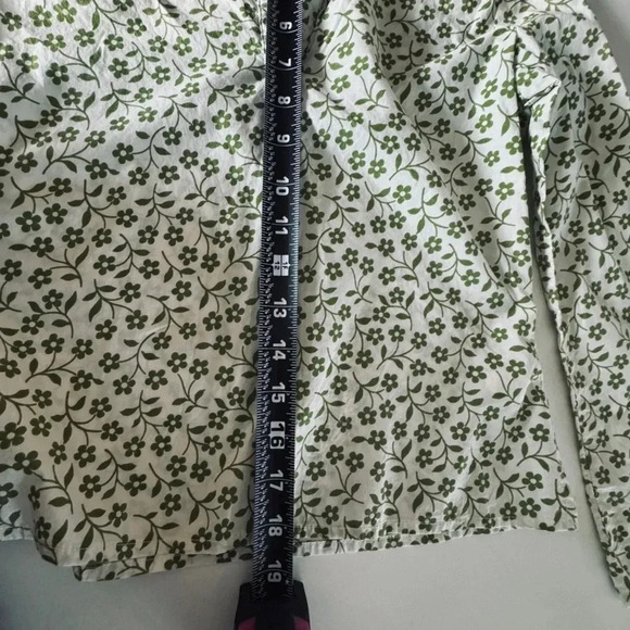 ZARA + GAP || 6-8 Years Green Floral & Cream Bundle Jacket and Shirt - Picture 9 of 11